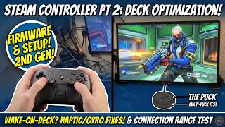 Steam Controller Part 2: Steam Deck Setup, Firmware, and Puck Secrets