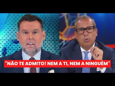 Peixeirada forte e feia em direto entre Maniche e Rui Santos #fcporto #porto #benfica #sporting