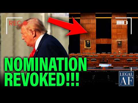 Trump REVOKES Nomination after DISASTER Confirmation HEARING!!!