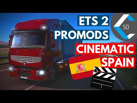 ETS2 ProMods 2.40 | CINEMATIC Gameplay | Spain at Night