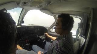 preview picture of video 'Cessna 421c takeoff mcallen kmfe monterrey mman'