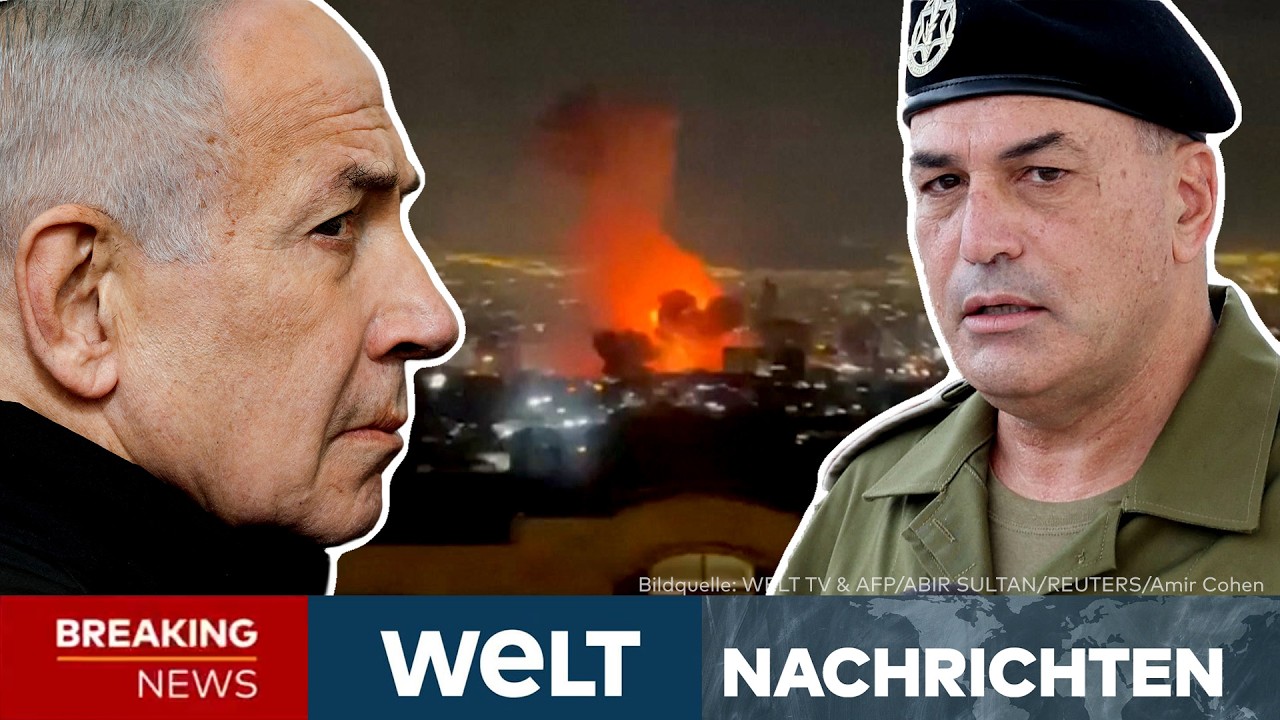 IRAN: Israel greift weiter Teheran an – Generalstabsschef kündigt neue Kriegs-Phase an | LIVESTREAM