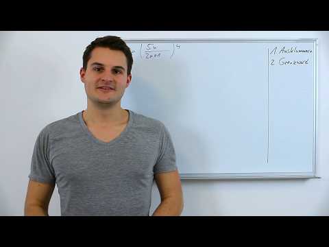 Grenzwert einer Folge #3 | Quotient + Potenz