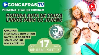 Download the video "EDITORA AUTA DE SOUZA: LIVROS PARA OS JOVENS | PROGRAMA “LETRAS QUE ILUMINAM” | CECX - 17/10/2025"