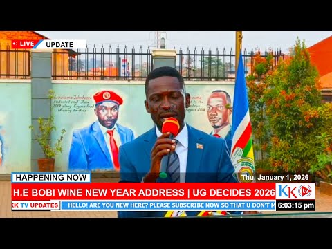 LIVE: H.E BOBI WINE NEW YEAR 2026 ADDRESS TO THE NATION #bobiwine