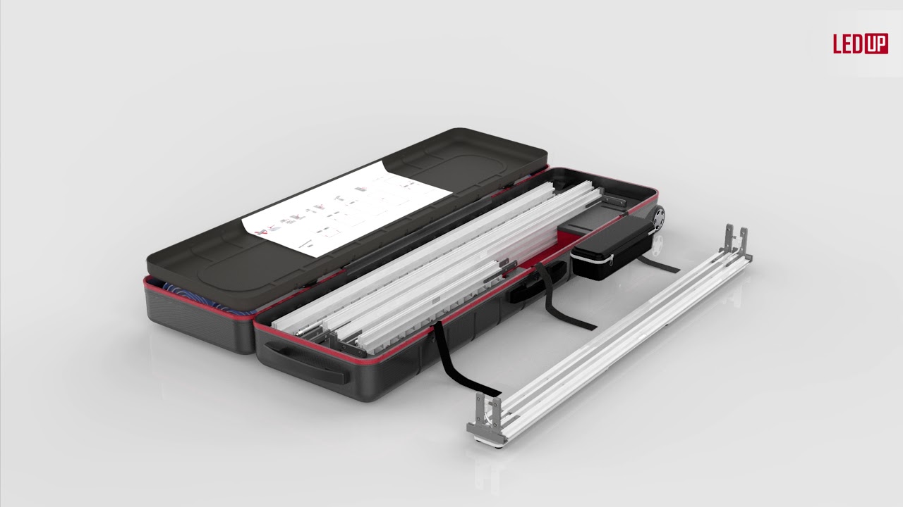 WEIDE Displays LEDUP im praktischen ABS Transportkoffer