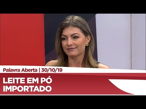 Aline Sleutjes comenta sobre importação de leite em pó