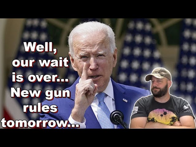 Biden Announcing New Gun regulations tomorrow... Now we see how quickly it will be in court...