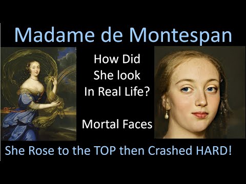 How MADAME DE MONTESPAN looked in Real Life (Louis XIV's Mistress)- With Animations- Mortal Faces