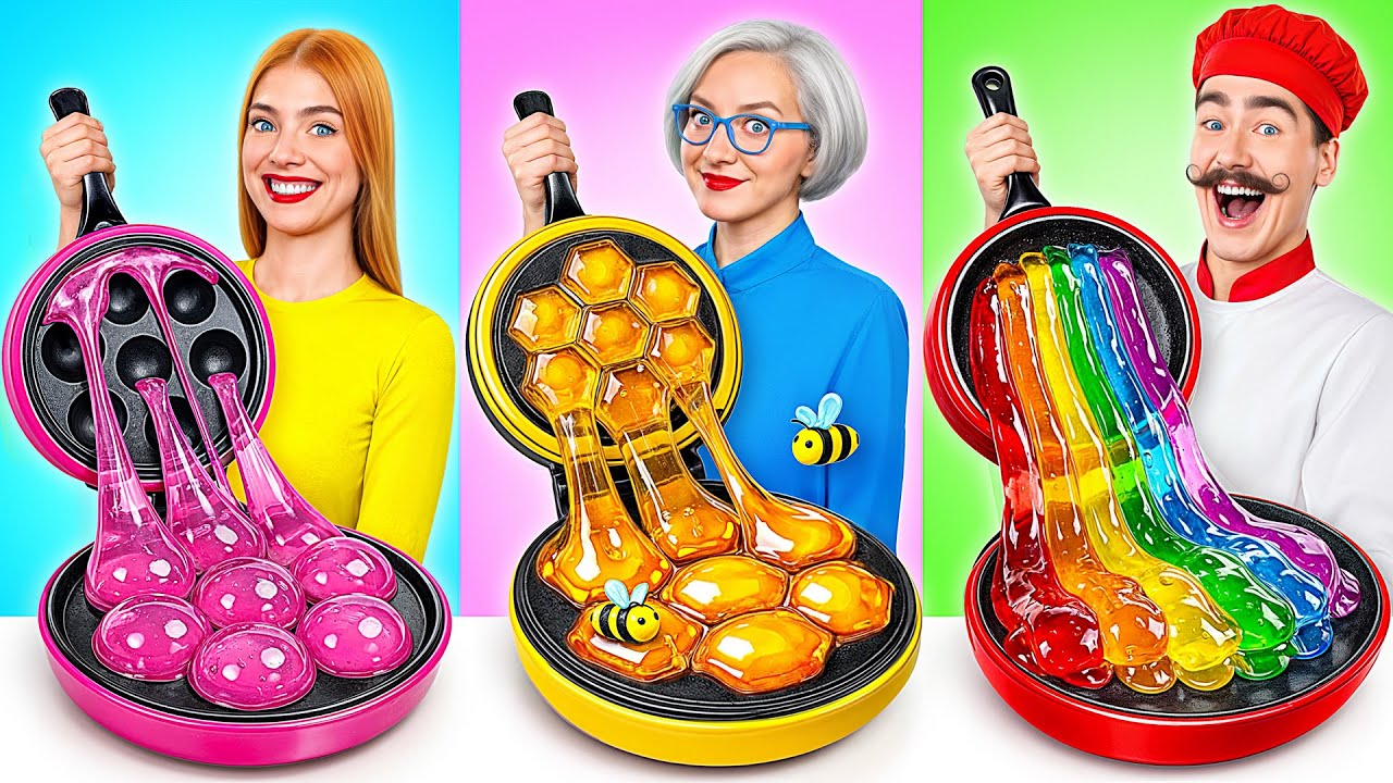 自分 vs おばあちゃんの料理チャレンジ | 素晴らしいフードチャレンジ Multi DO Challenge