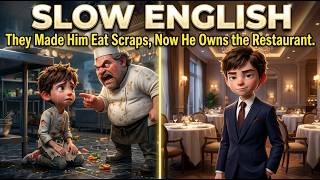 They Made Him Eat Scraps, Now He Owns the Restaurant | Slow English Listening Practice