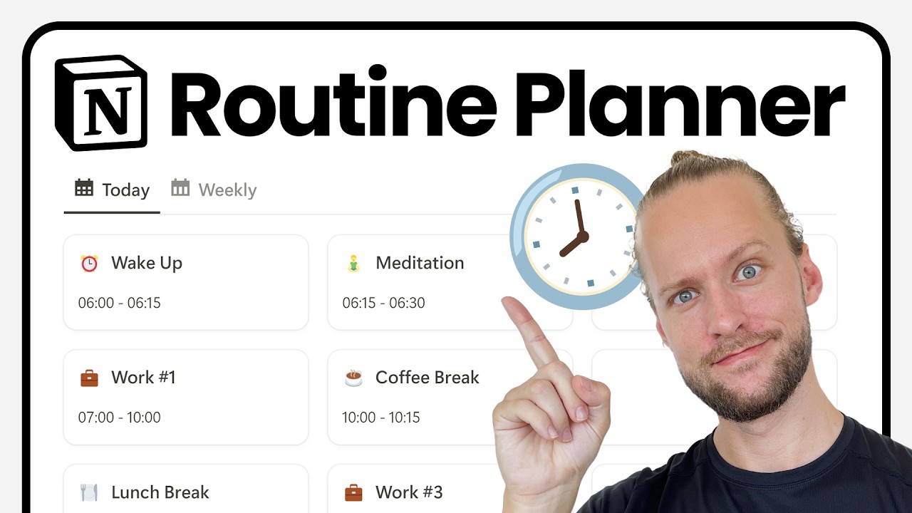 Your PERFECT Notion Daily Routine Planner | Tutorial + Free Template