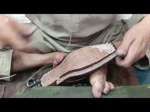 100% Handcrafted! A Man Turns Raw Leather into Handmade Leather Boots