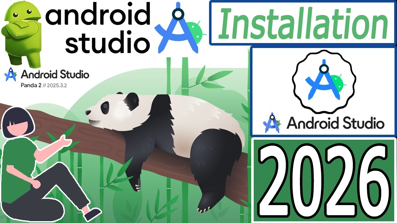 How to install Android Studio Panda on Windows 10/11 [ 2026 Update ] Android SDK | Demo Android App