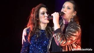 Malú y Niña Pastori &#39;Angel caido&#39; | 17/12/2016 Madrid | @NoticiasMalu