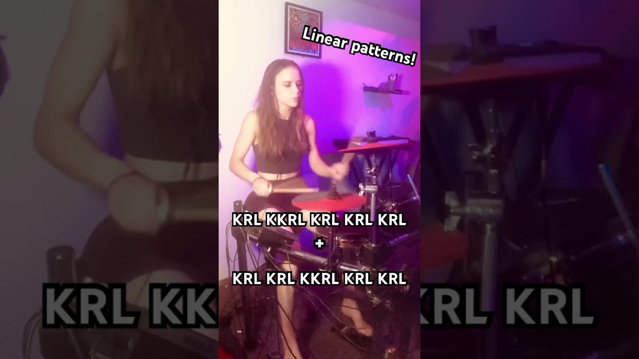 Linear fun! #drums #drumfills #fyp #drummergirl #femaledrummer #drumming #alesis @alesis_drums