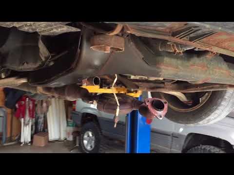 replacing and repairing a 2005 Nissan Altima 3.5L Exhaust y-pipe
