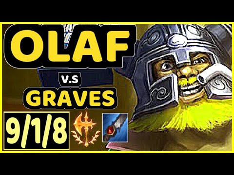 DJOKO (OLAF) vs GRAVES - 9/1/8 KDA JUNGLE CHALLENGER GAMEPLAY - EUW