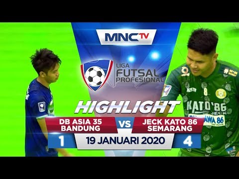 DB ASIA 35 BANDUNG VS JECK KATO 86 BERAU (FT: 1-4) - Highlights Liga Futsal Profesional 2020