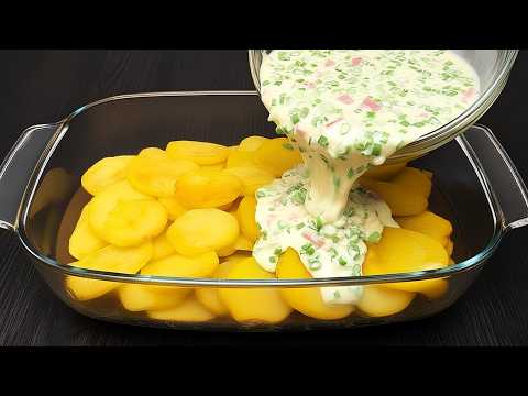 Kartoffeln und Eier sind leckerer als Pizza! Ich koche dieses Rezept fast jeden Tag!