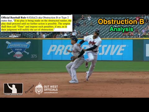 Obstruction Deja Vu - Umpires Kulpa & Lentz Echo Joyce & DeMuth as Boston Hindrance Leads to CLE Run