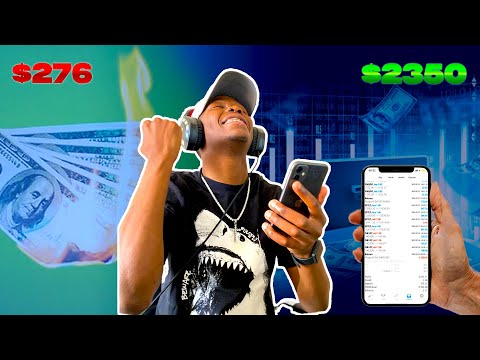 HOW I TURNED $270 INTO $2350 IN LESS THAN 24 HOURS TRADING FOREX (MUST WATCH)[FOREX 2022]