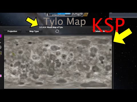 Mapping Tylo with ScanSat in KSP (Kerbal Space Program)