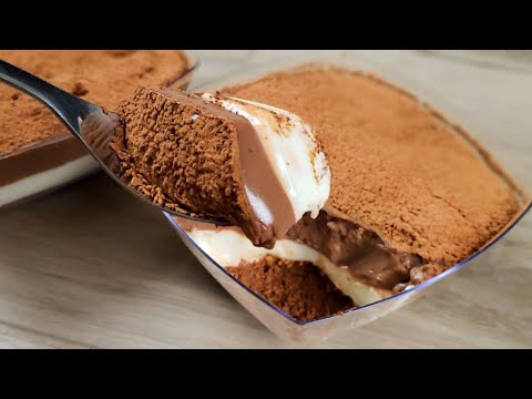 Dessert in 5 minutes | no oven, no baked goods | chocolate pudding