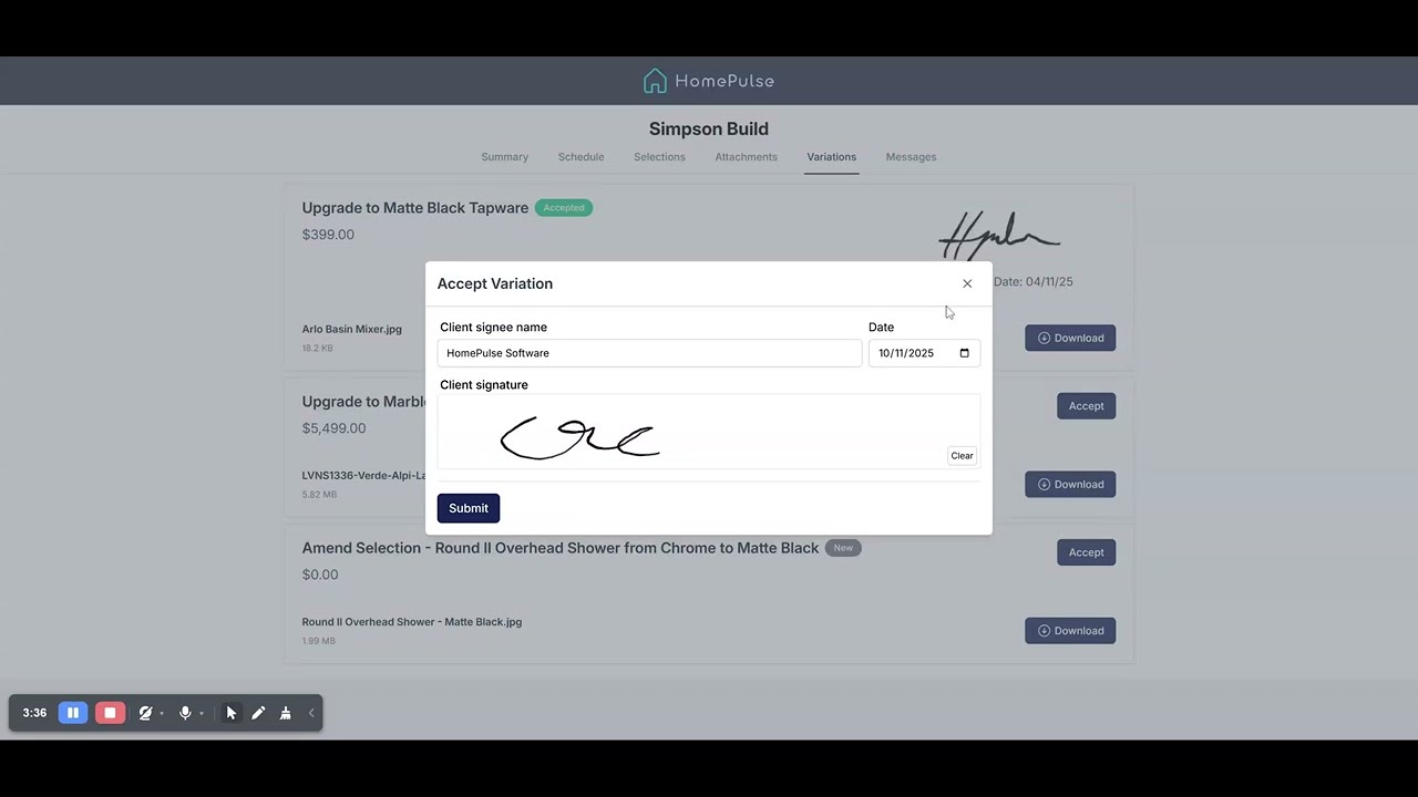 Client Portal Demo