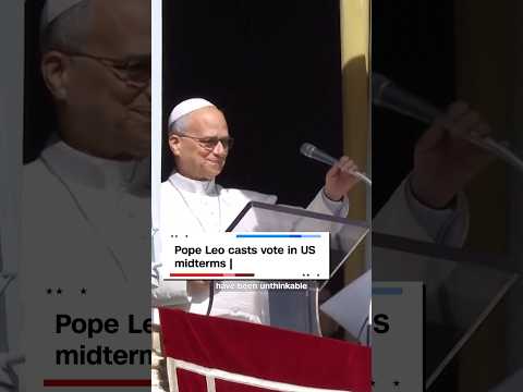 Pope Leo casts vote in US midterms
