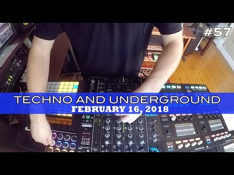 Techno Tech House Mix Deep Underground House Dance February 16  2018 60 Minutes