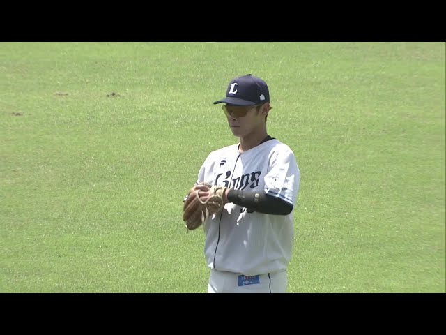 【ファーム】初回から守備でアピール!! ライオンズ・平沢大河 一二塁間を抜けそうなあたりをを好捕!! 2025年5月20日 埼玉西武ライオンズ 対 千葉ロッテマリーンズ