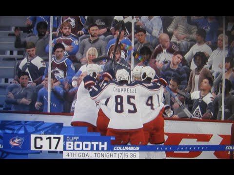 NHL 20: Cliff Booth Scores 5 Goals vs Colorado