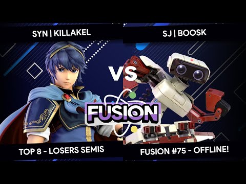 Fusion #75 - SYN Killakel (Marth) vs SJ Boosk (R.O.B.) - Top 8 - Losers Semis