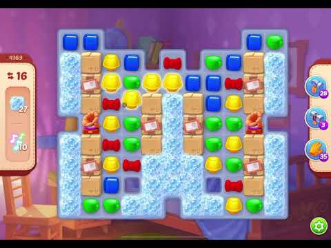 HomeScapes Level 4163 no boosters (16 moves)