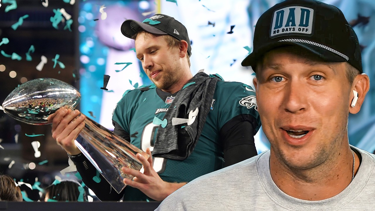 Nick Foles Reacts to Eagles Super Bowl 52 Win