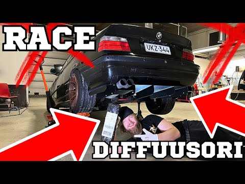 420HP E36 TURBOON DIFFUUSORI JA USKOMATON YLLÄTYS