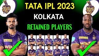IPL 2023 | Kolkata Knight Riders Retained Players 2023 | KKR Retained Players 2023