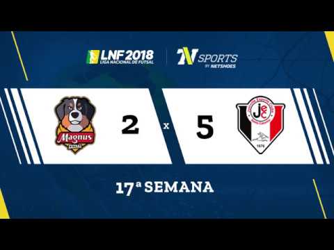 LNF2018 - Magnus 2 x 5 Joinville - Gols - 17ª Rodada