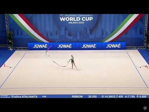 Takhmina Ikromova UZB Ribbon AA WC MILANO 2023