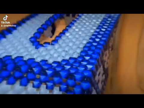 Support de papier mouchoirs en perles