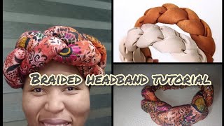 Braided headband tutorial