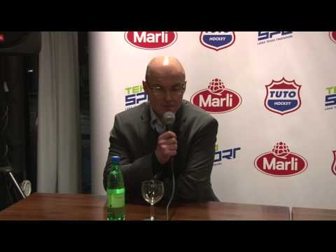 TUTO Hockey - K-Vantaa 4.3.2015. Lehdistötilaisuus
