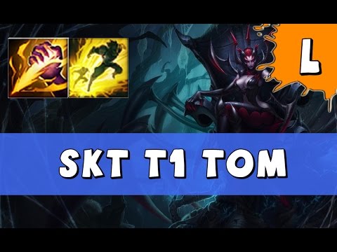 SKT T1 Tom as Elise vs Kindred JUNGLE - HIGHLIGHTS - League of Legends