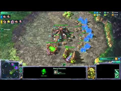 Destiny teaching BraziLSC [Lesson 1 - Game 3] - Starcraft 2 Lesson