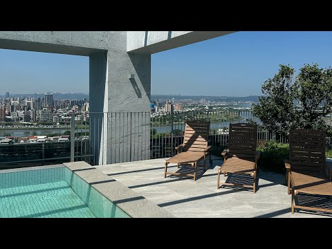 全新裝潢新大樓兩房兩衛含平面車位頂樓泳池 整層住家 陽明大苑 591租屋 月租72,000元/月