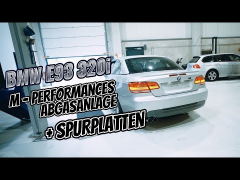 SEHEN UND HÖREN LASSEN! LAUTER UND BREITER  FÜR DEN BMW E93 320i