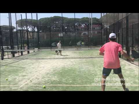 STAGE DE PADEL A BARCELONE pour François