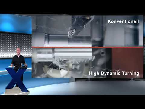 High Dynamic Turning mit FreeTurn Werkzeugen von CERATIZIT im EXAPTcam System