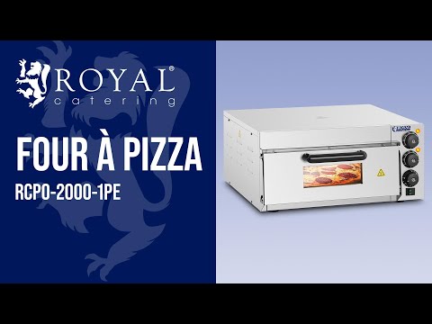 Vidéo - Four à pizza - 1 chambre de cuisson - 2000 W
